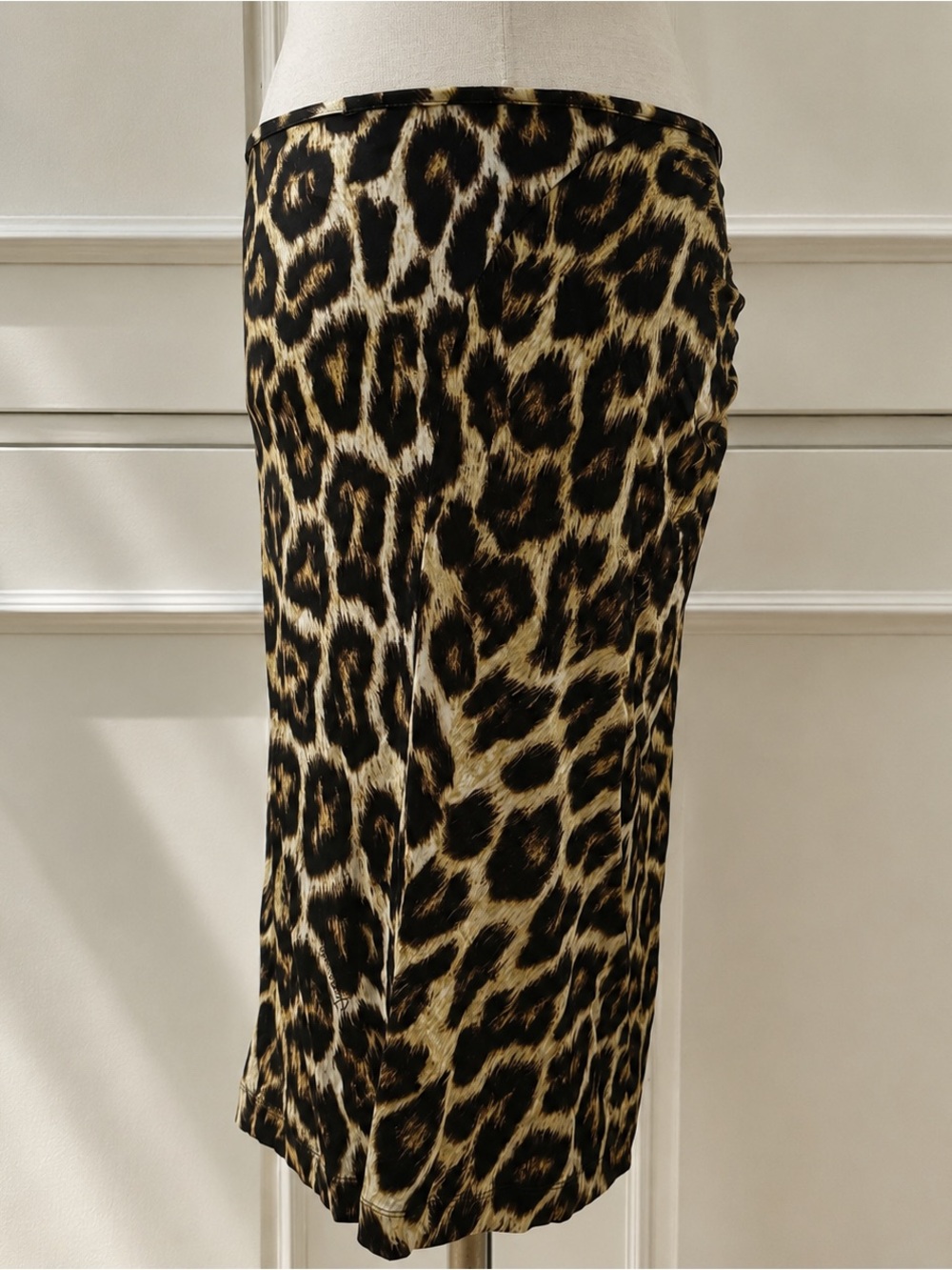 Roberto Cavalli Just Cavalli Leopard Tie Midi Skirt - 44 - Picture 2 of 4